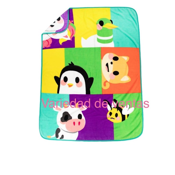 Adopt Me Kids Throw, 46 x 60, Microfiber, Multi-Color, Uplift - Picture 3 of 3